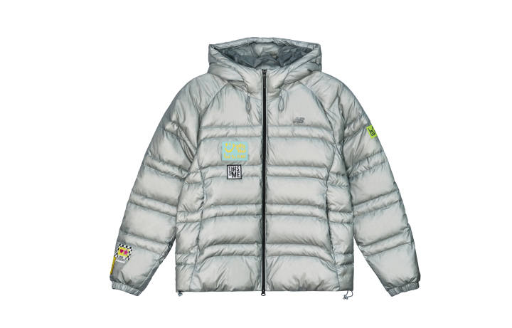 New Balance New Balance Down Jacket Unisex Light Gray