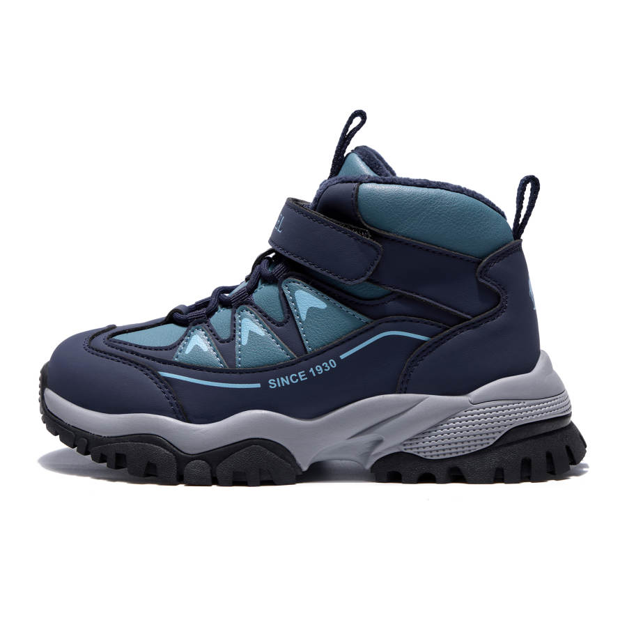 CAMEL Fleece Lined, Mountaineering Hiking, Comfortable Casual Thermal Mid top Outdoor Shoes Kids'