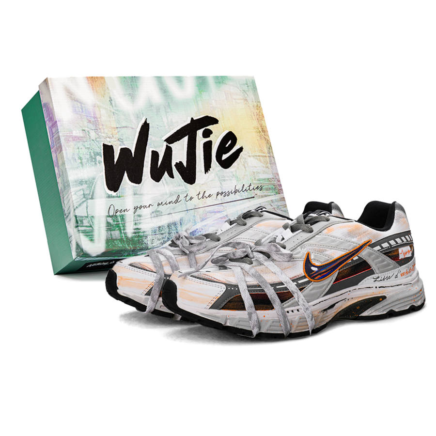 Nike Nike Initiator Wild Orange Synthetic Leather Cushioning Support Low top Kids Lifestyle Shoes Black Orange Teenagers