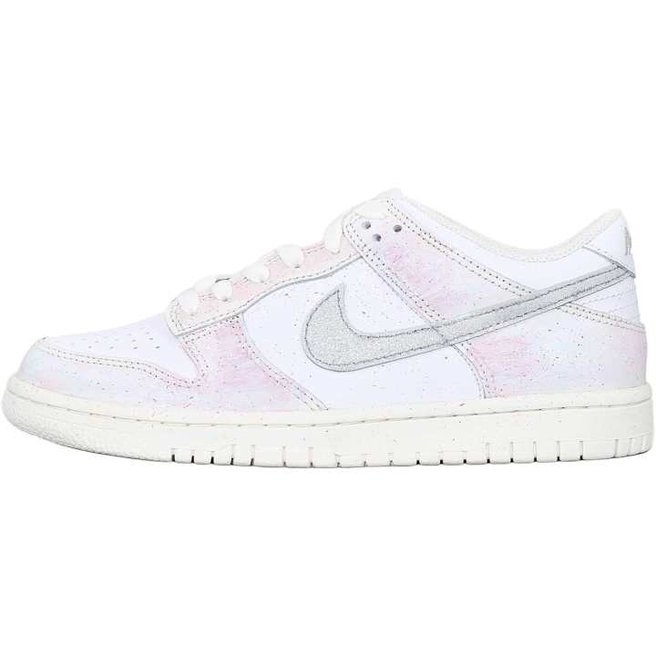Nike Nike Dunk Light Pink Star Slip Resistant, Abrasion Resistant, Breathable Low top Kids' Skateboarding Shoes
