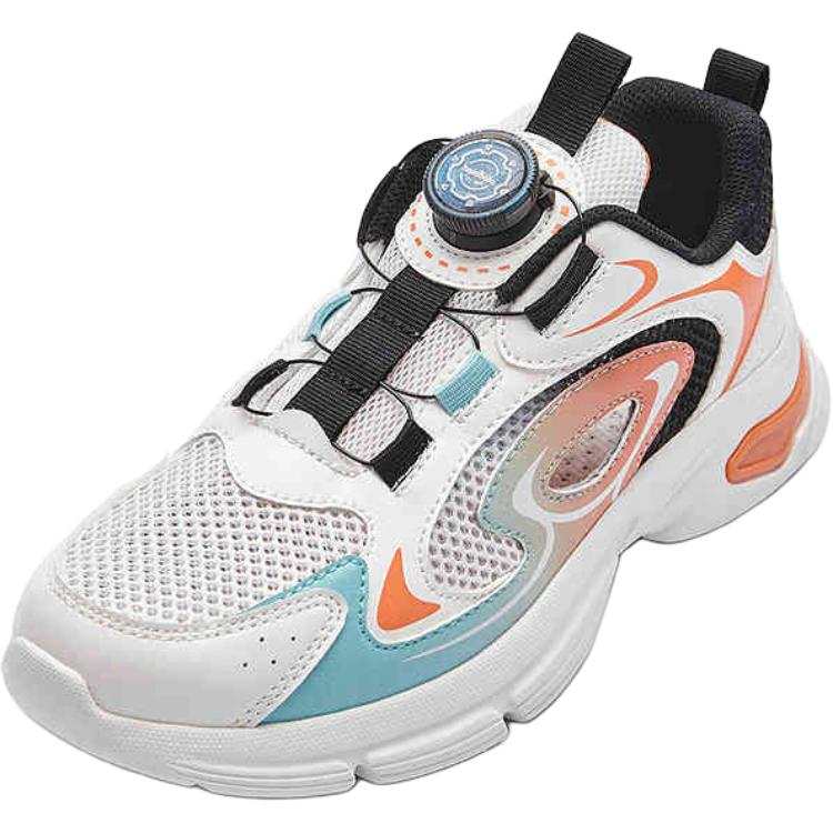 BALABALA Rebound Breathable Rebound And Breathable Low top Kids' Running Shoes White Black Kids'
