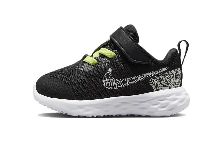 Nike Nike REVOLUTION 6 TD Breathable Lightweight Breathable And Lightweight Low top Baby & Toddler Shoes Black