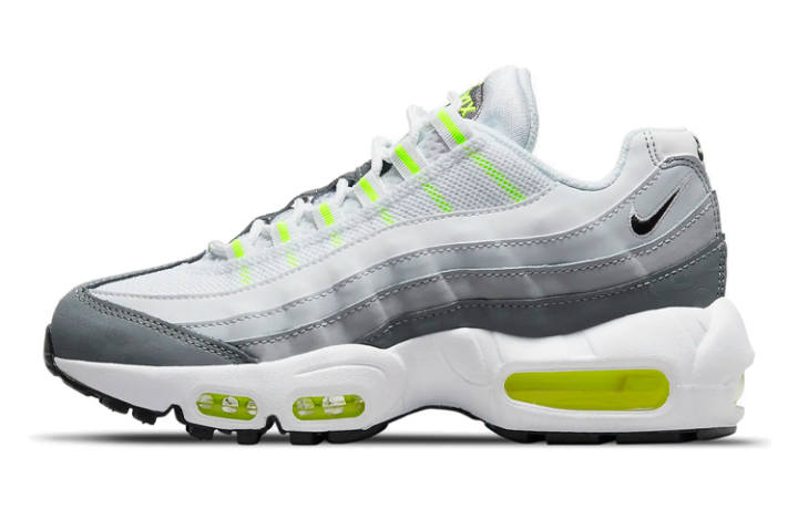 Nike Nike Air Max 95 Recraft White Grey Volt GS