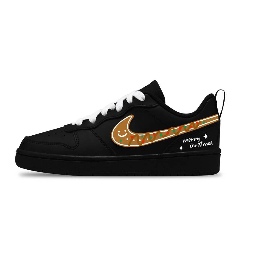 Nike Nike Court Borough Leather Slip Resistant Slip Resistant Low top Kids' Skateboarding Shoes Teenagers