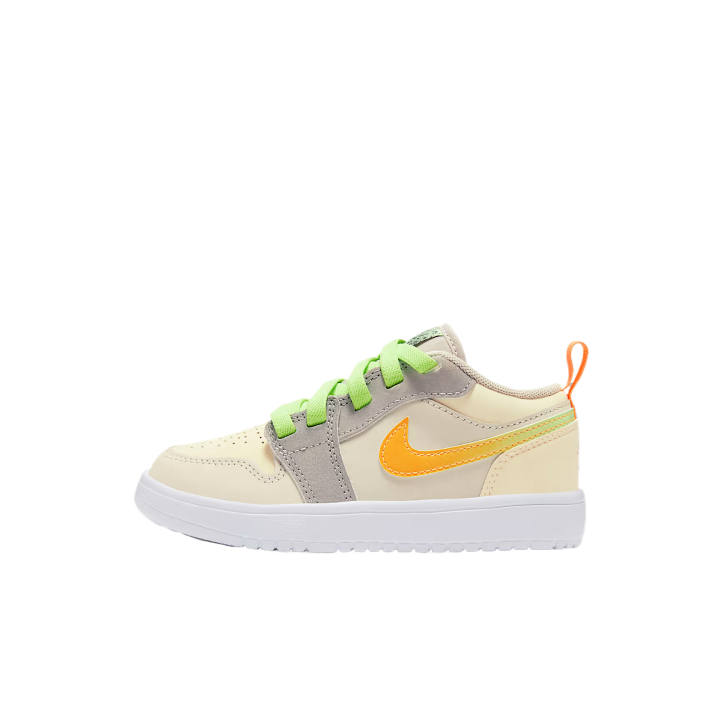 Jordan Jordan 1 Leather Kids' Skateboarding Shoes Yellow Gray Multicolor Kids'