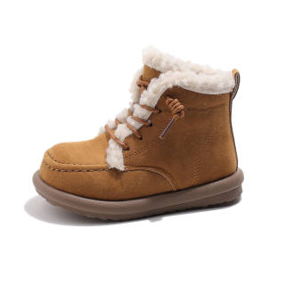 CHAOGONG Fleece Lined Fashion Soft Sole Comfortable Children's Cotton Shoes Kids'