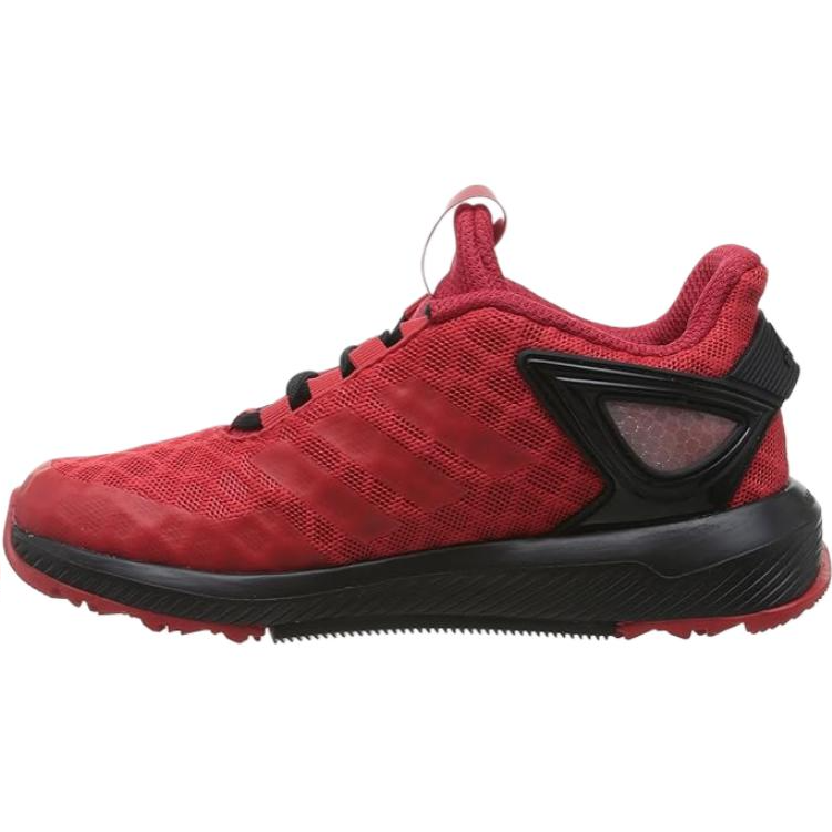 Adidas Adidas Rapidarun Slip Resistant Abrasion Resistant Slip Resistant Abrasion Resistant Low top Kids' Running Shoes Red
