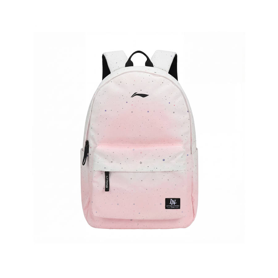 Li-Ning Li Ning Polyester Backpack Unisex Pink/Blue
