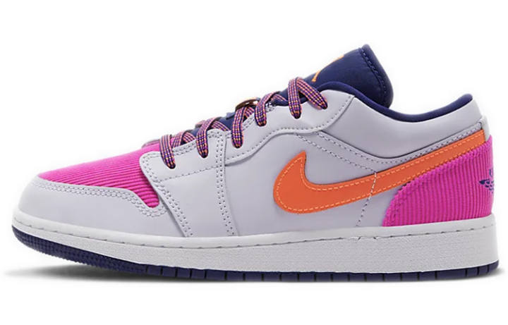Jordan Jordan 1 Low GS Fire Pink Hyper Crimson