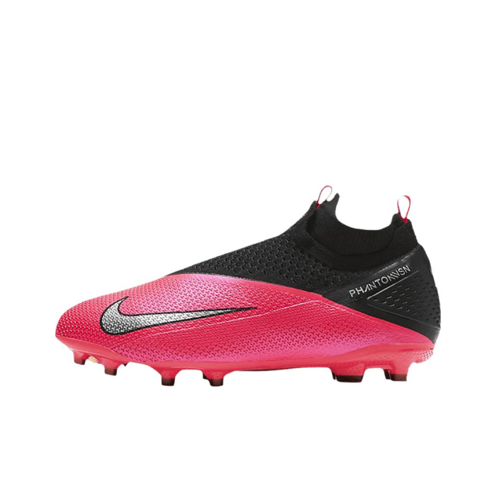 Nike Nike Phantom Vision 2 Low top Kids' Soccer Shoes Black Red Teenagers