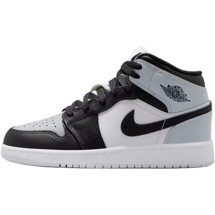 Jordan Jordan Air Jordan 1 Mid top Basketball Shoes Black White Blue Unisex