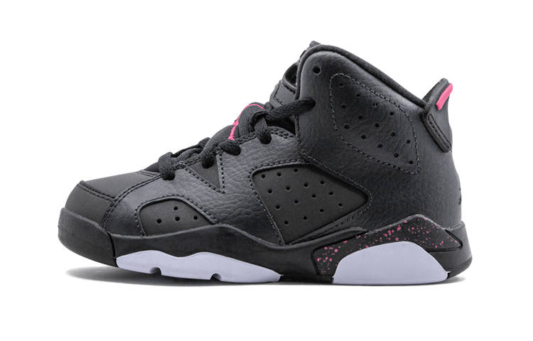 Jordan Jordan Air Jordan 6 Slip Resistant Cushioning Slip Resistant Cushioning High top Children's Basketball Shoes