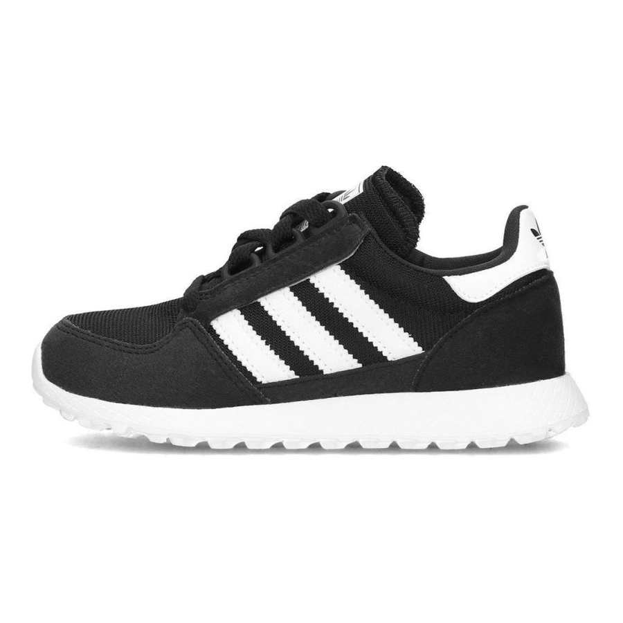 Adidas Adidas Forest Grove Comfortable Slip Resistant Cushioning Low top Kids Lifestyle Shoes Black Kids'