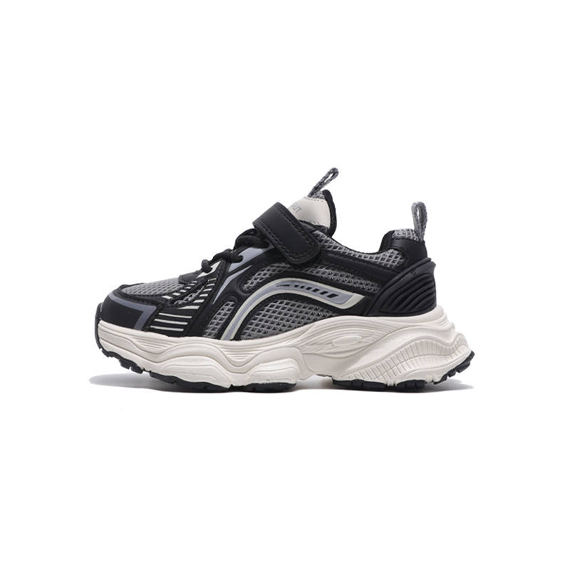 Montagut Synthetic Leather Breathable And Lightweight Kids Lifestyle Shoes Premium Gray Kids'