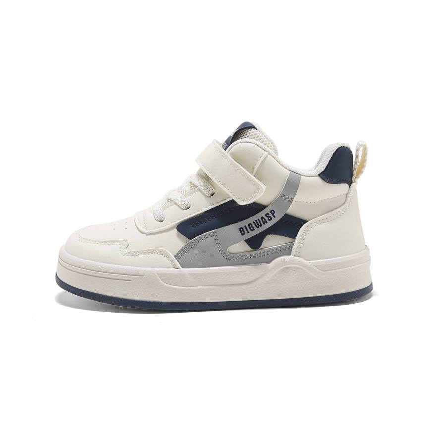 BIG WASP Slip Resistant Cushioning Abrasion Resistant High top Kids' Skateboarding Shoes Kids'