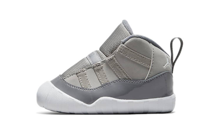 Jordan Jordan 11 Retro Crib Bootie 'Cool Grey' 2021 I