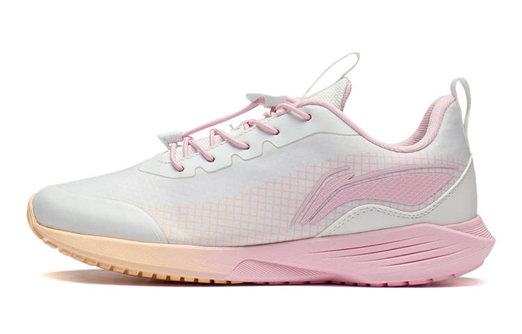 Li-Ning YOUNG Li Ning Running Shoes Pink White Teenagers