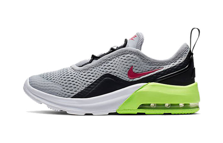 Nike Nike Air Max Motion Low top Cushioning Kids Lifestyle Shoes Gray Green Children Aged 3 7 Years Old