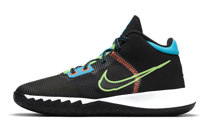 Nike Nike Flytrap 4 Kyrie Mid top Basketball Shoes Black Blue Green Unisex