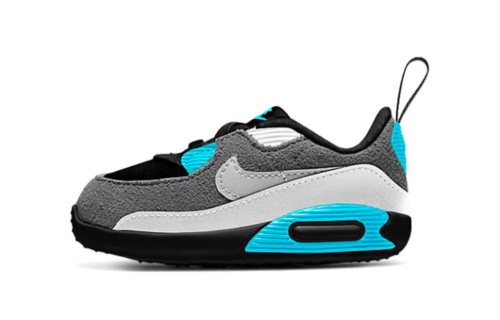 Nike Nike Air Max 90 Low top Toddler Shoes Gray White Blue Infant And Toddler