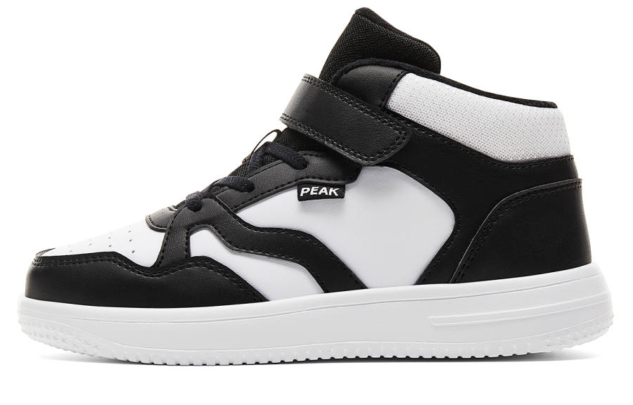 PEAK Fleece Lined Comfortable Sports Slip Resistant Thermal Balance Kids' Skateboarding Shoes Black Baymax Kids'