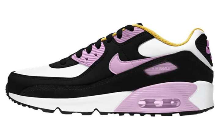 Nike Nike Air Max 90 Leather GS Black Light Arctic Pink