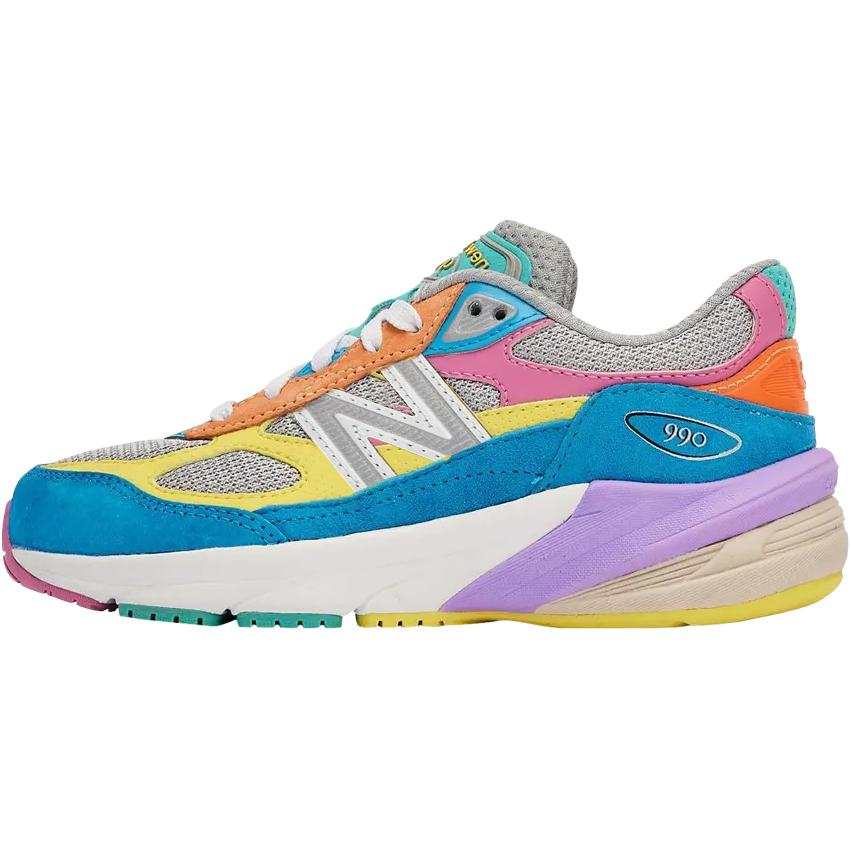 New Balance New Balance NB 990 V6 Abrasion Resistant Low top Kids Lifestyle Shoes Blue Children Aged 3 7 Years Old