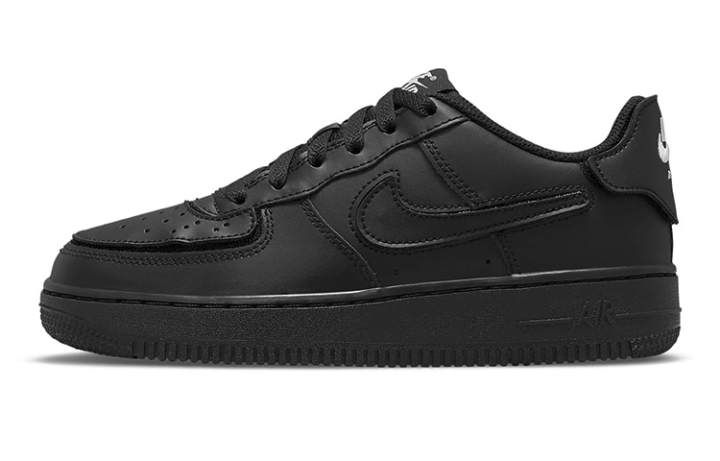 Nike Nike Air Force 1/1 'Black Bright Crimson' GS