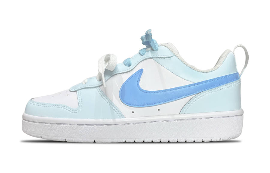 Nike Nike Court Borough Low top Kids' Skateboarding Shoes Blue Teenagers