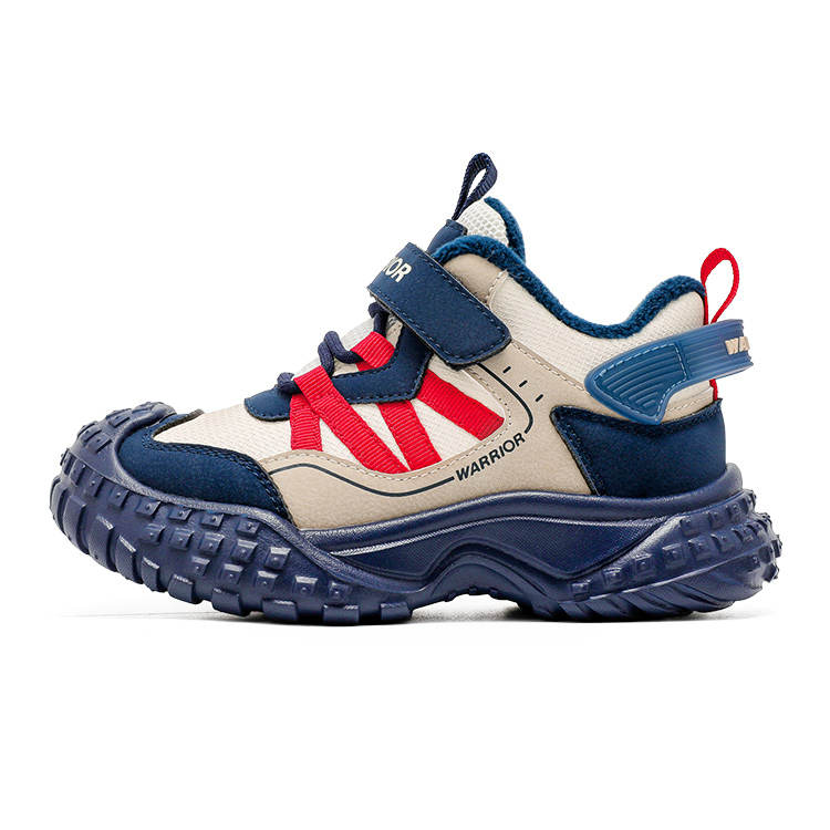 WARRIOR Warrior Middle School Grade School Thickened And Fleece Lined Thermal, Comfortable Athletic Shoes, Everyday Versatile