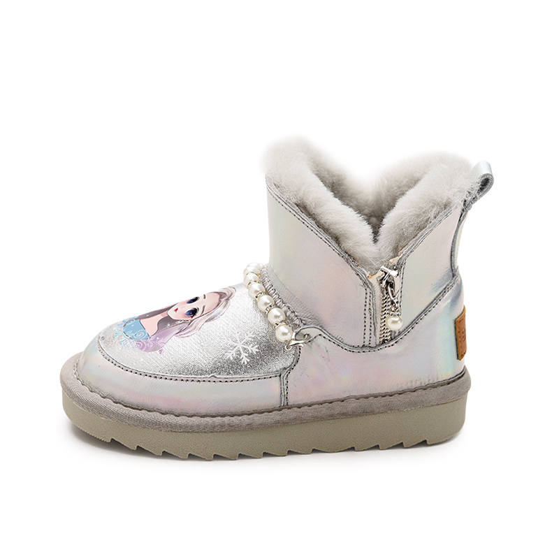 BODING BODING Fashionable Fleece Lined Slip Resistant Waterproof Thermal Non Slip And Waterproof Thermal High top Kids' Boots
