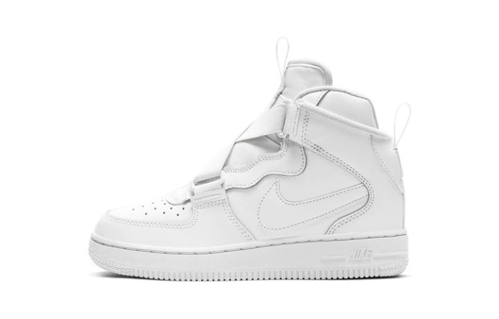 Nike Nike Air Force 1 High top Kids' Skateboarding Shoes White Children Aged 3 7 Years Old