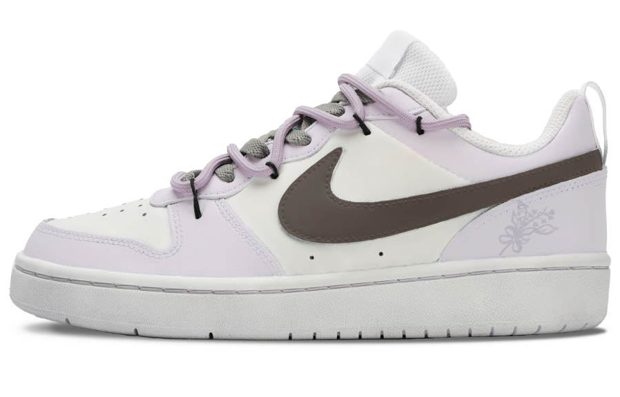 Nike Nike Court Borough Dream Purple Low top Kids' Skateboarding Shoes White Pink Teenagers