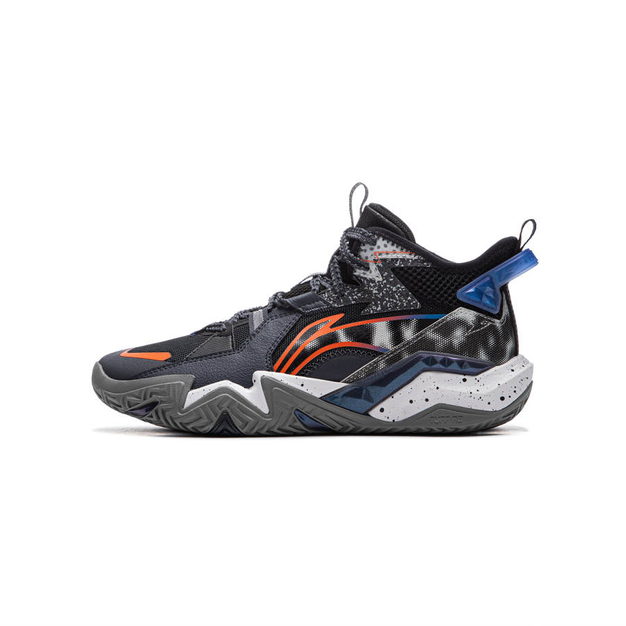 Li-Ning YOUNG Li Ning YOUNG Rebound Support Children's Basketball Shoes Black Kids'