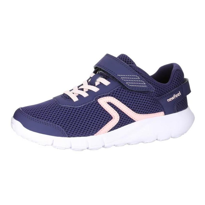 DECATHLON Soft 140 Slip Resistant Low top Kids' Running Shoes Navy Blue Kids'