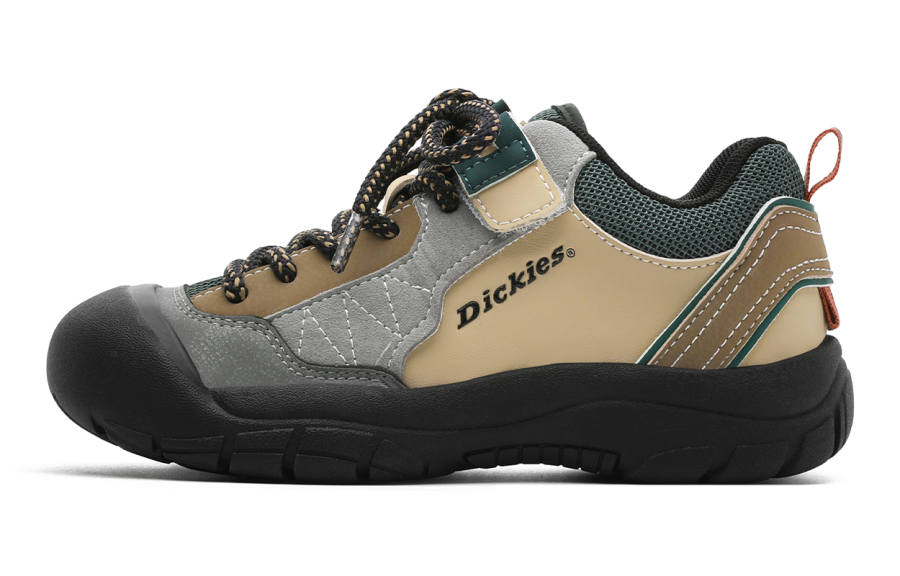 Dickies Slip Resistant Abrasion Resistant Low top Casual Shoes Khaki Green Kids'