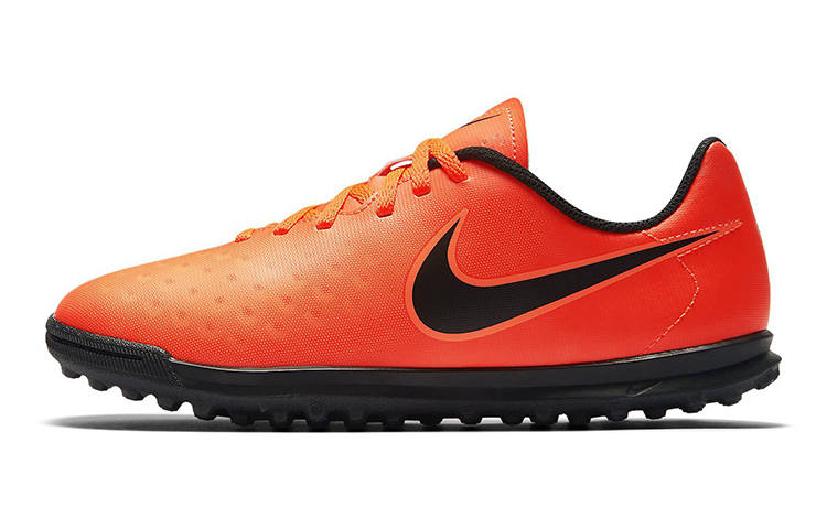 Nike Nike JR MagistaX Ola 2 Slip Resistant Cushioning Abrasion Resistant Low top Kids' Soccer Shoes Orange Kids'