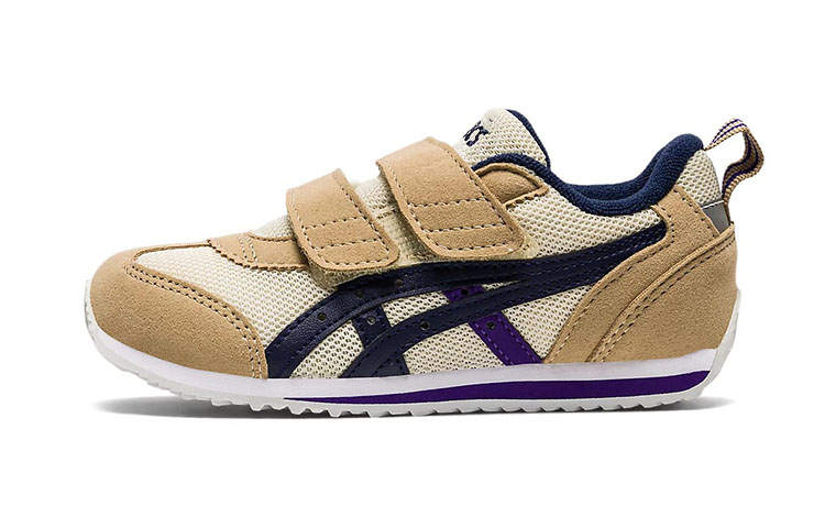 Asics Idaho Mini 4 Low top Kids' Running Shoes Brown Blue Children Aged 3 7 Years Old