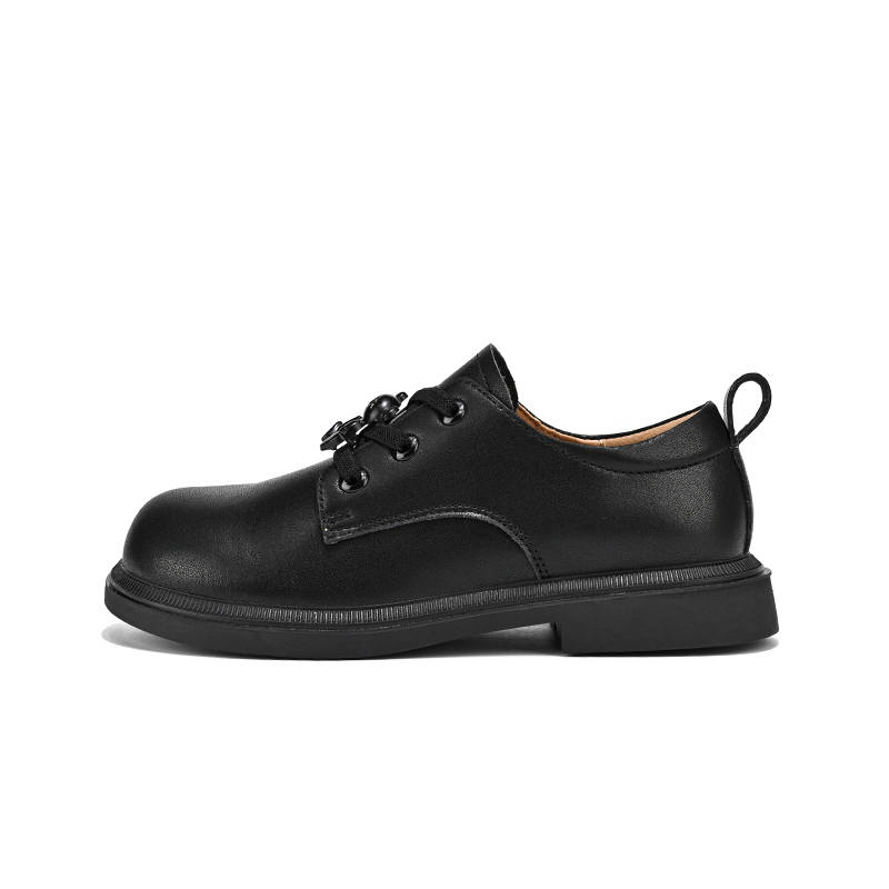 QIUTEXIONG Cow Suede Slip Resistant Abrasion Resistant Slip Resistant Abrasion Resistant Low top Kids' Leather Shoes