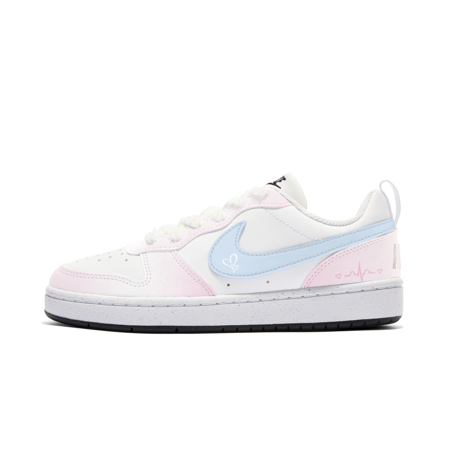 Nike Nike Court Borough Abrasion Resistant Breathable Low top Kids' Skateboarding Shoes Unisex