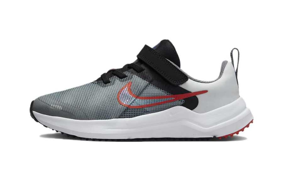 Nike Nike Downshifter 12 BP Slip Resistant Cushioning Low top Kids' Running Shoes Black White Children Aged 3 7 Years Old
