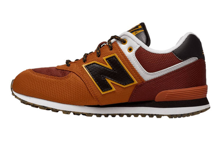 New Balance New Balance NB 574 Comfortable Low top Kids' Running Shoes Orange Teenagers