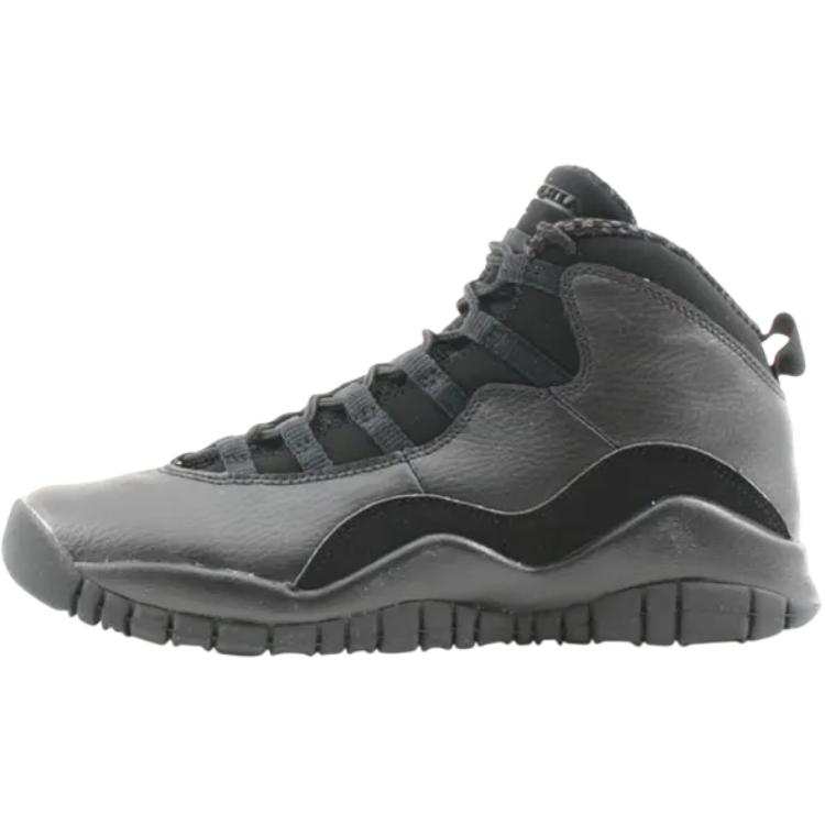 Jordan Jordan Air Jordan 10 High top Children's Basketball Shoes Gray Teenagers