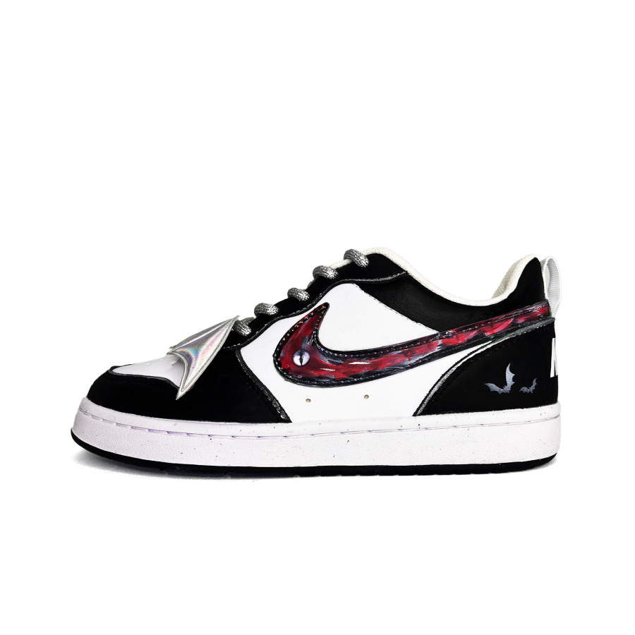 Nike Nike Court Borough Angel Fisheye Synthetic Leather Abrasion Resistant Slip Resistant Abrasion Resistant Slip Resistant