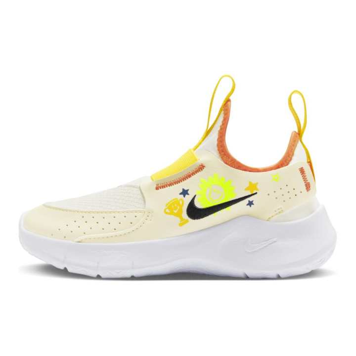 Nike Nike Flex Runner 3 Slip Resistant Abrasion Resistant Low top Kids' Running Shoes Light Yellow Kids'