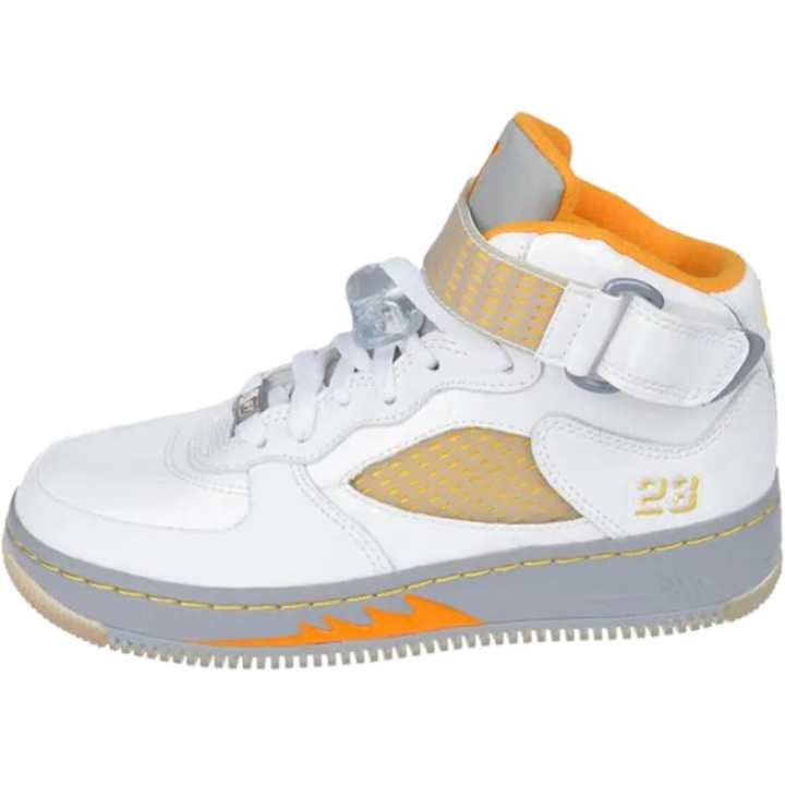Jordan Jordan Air Jordan 5 High top Basketball Shoes White Unisex