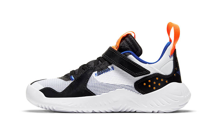 Jordan Jordan Delta Cushioning, Wear Resistant Sports Casual Shoes White Black Orange Children Aged 3 7 Years Old