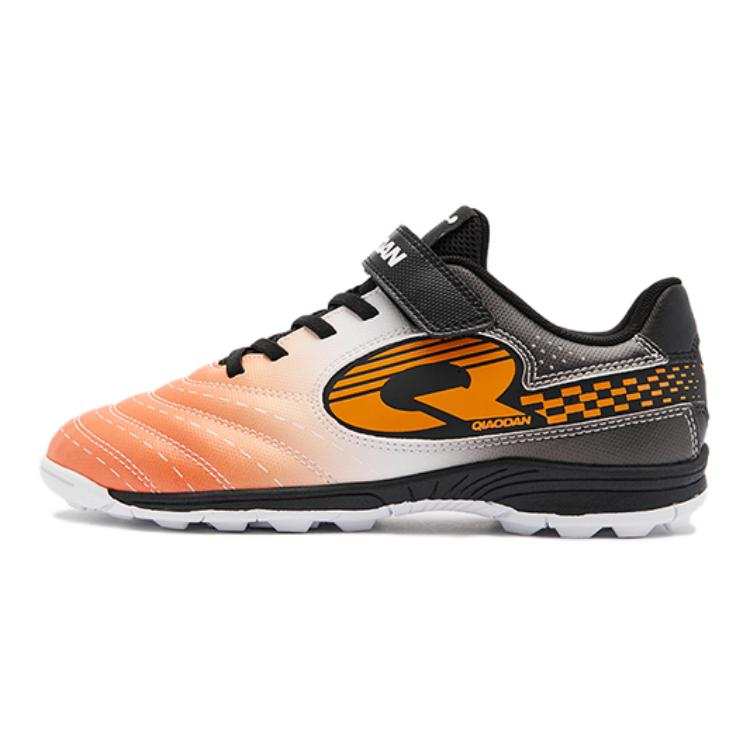 QIAODAN Low top Soccer Shoes Black Orange