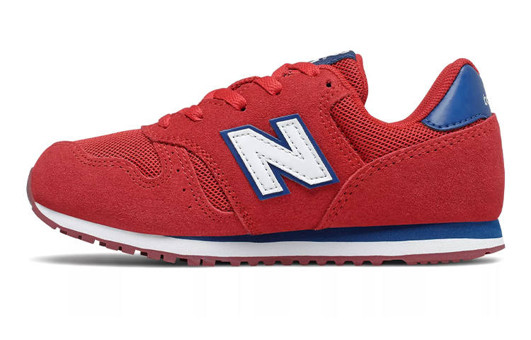 New Balance New Balance NB 373 Lace Up Cushioning Abrasion Resistant Breathable Low top Kids Lifestyle Shoes Red Blue Kids'