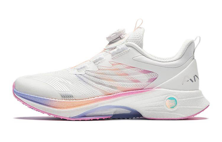 Antakids Anta MACH 3.0 Versatile Slip Resistant Cushioning Abrasion Resistant Low top Running Shoes White Teenagers